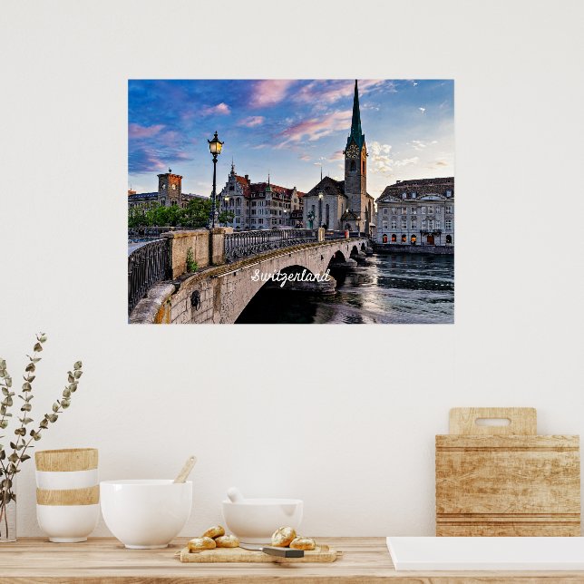 Poster Zurique, Suiça (Cozinha)