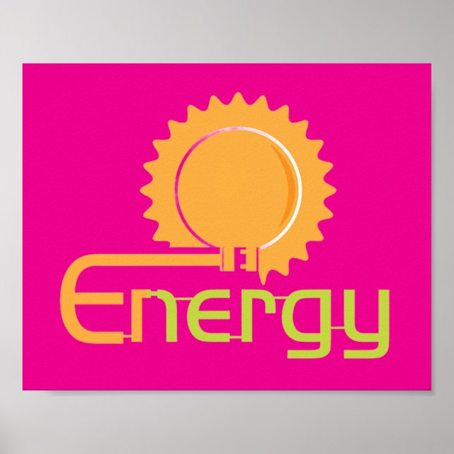 Pôsteres & Impressões para energia engraçada (Frente)