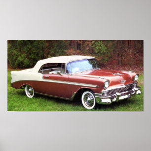 Posters 1956 do Convertible do Bel Air de
