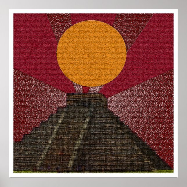 posters 2012 "Mayan Chichen Itza Kukulkan" (Frente)