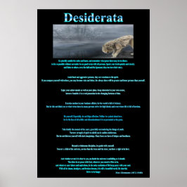 Posters Bebendos de Cinzas Desiderata