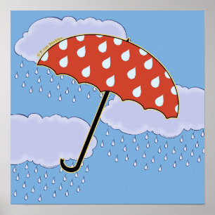 Posters bonitos do guarda-chuva
