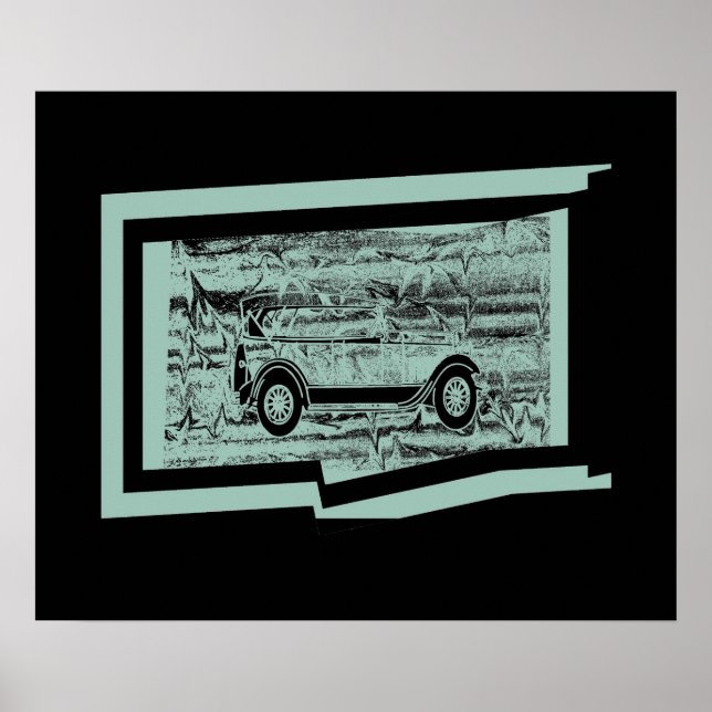 Posters carros vintage (Frente)