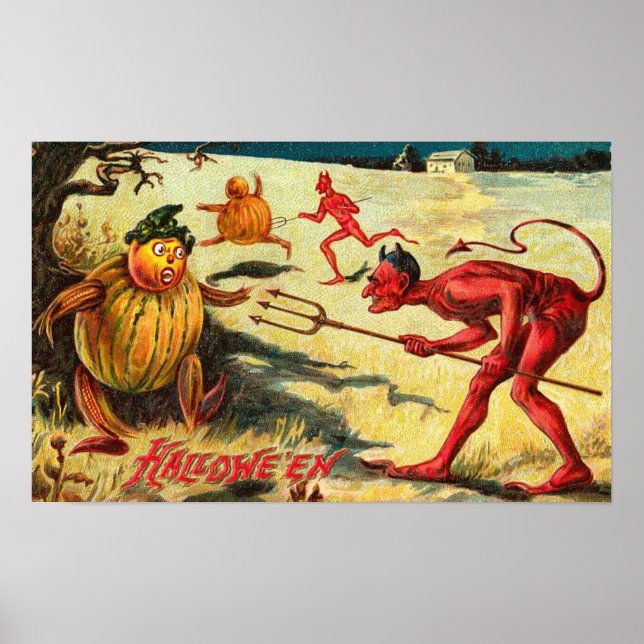 Posters Clássicos de Cartões de Saudação do Vintag (Frente)