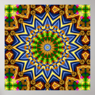 Posters da arte 33 do caleidoscópio