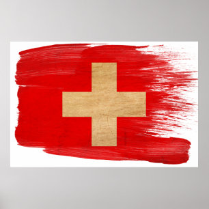 Posters da bandeira da suiça