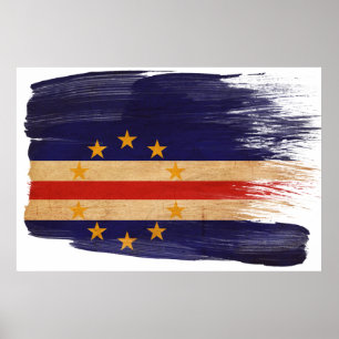Posters da bandeira de Cabo Verde