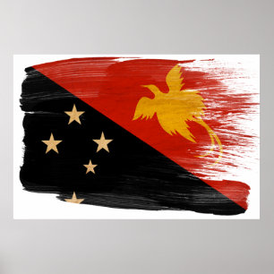 Posters da bandeira de Papuá-Nova Guiné