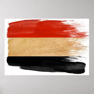 Posters da bandeira de Yemen