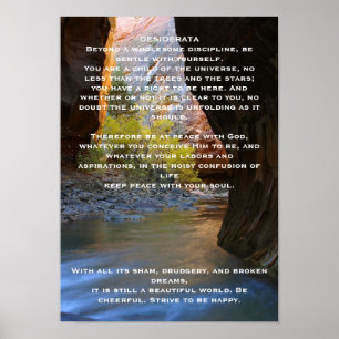 Posters da caverna dos DESIDERATA