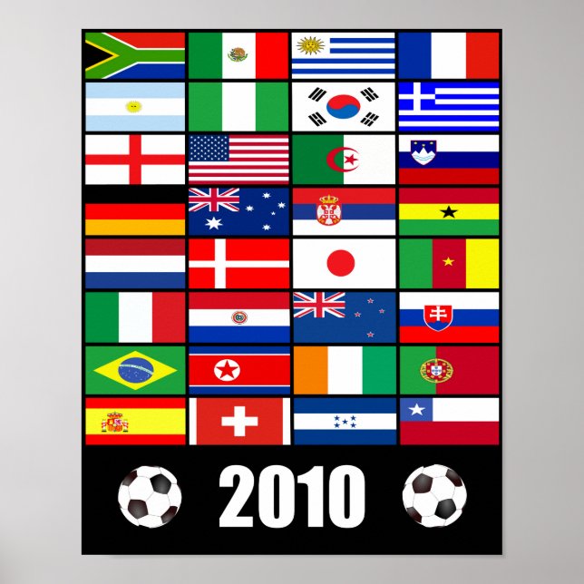 Posters da Copa do Mundo de 2010 (Frente)