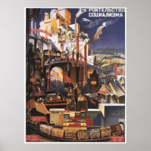 Posters da propaganda de União Soviética da guer