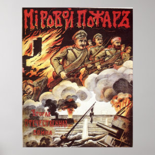 Posters da propaganda de União Soviética da guer