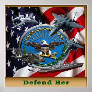 Posters das forças armadas dos Estados Unidos