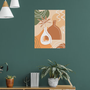 Posters de Arte Botânica Minúscula de Boho Minimal