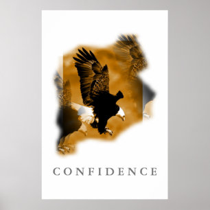 Posters de Arte de Confiança Motivacional Eagle