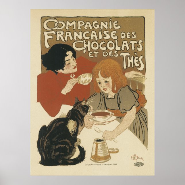 Posters de Arte Francesa - Chocolate (Frente)