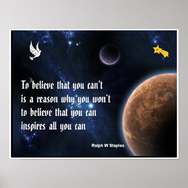 posters de autoconfiança (Frente)