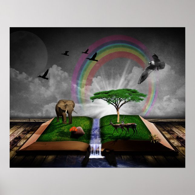 POSTERS DE BOA LEITURA: Lendo Maravilhas (Frente)