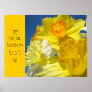 Posters de celebração Assistentes profissionais fe