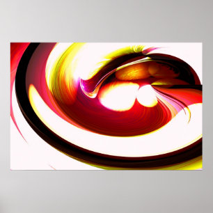 Posters de Círculos Abstrato digitais de pintura d