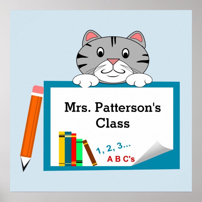 posters de classe kitty Cat (Frente)