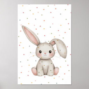 Posters De Enfermeiro De Animais De Bebê Coelhinho
