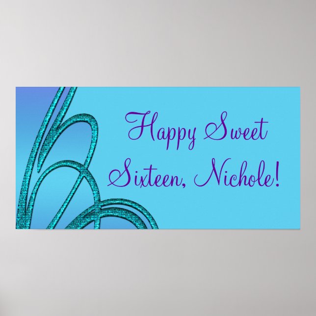 Posters de festas de aniversário (Frente)