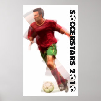 Posters de futebol da Copa do Mundo - Radial 2010