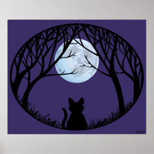 Posters de Impressões de Lover de Gato Gordo de Ar