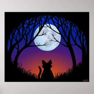 Posters de Impressões de Lover de Gato Gordo de Ar