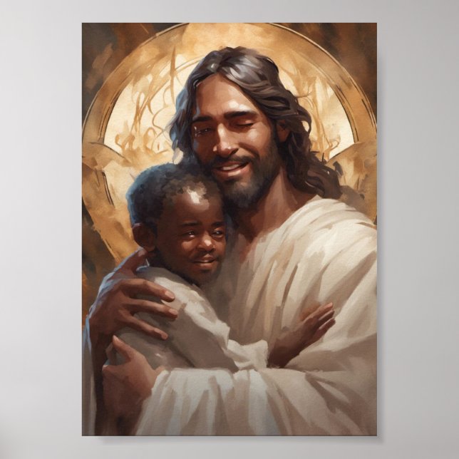 posters de Jesus e criança (Frente)