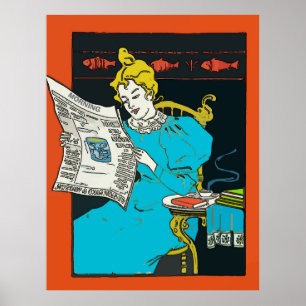 Posters de Lady Vintage da Manhã