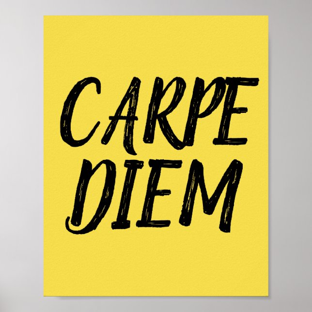 POSTERS de Motivação CARPE DIEM (Frente)