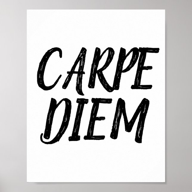POSTERS de Motivação CARPE DIEM (Frente)