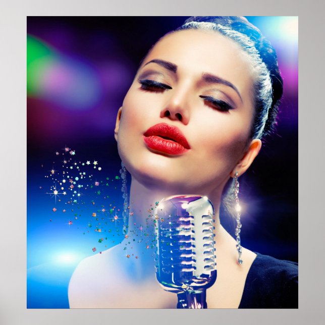 Posters de música quente (Frente)