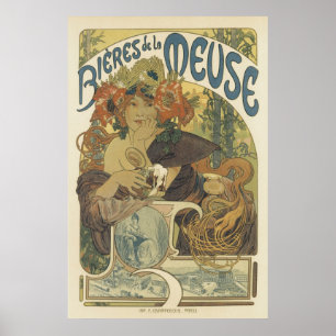 Posters de Nouveau da arte - beleza francesa