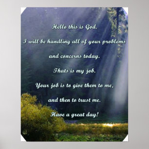 Posters de oração cristã