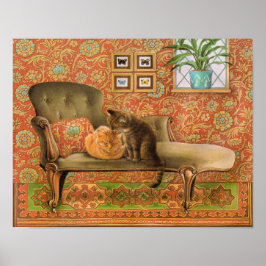 Posters de pintura de gatos