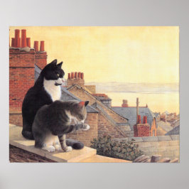 Posters de pintura de gatos