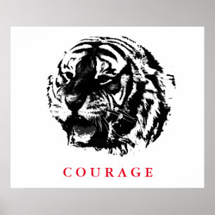 Posters de Pop de Arte por Tigre Motivacional para