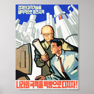 Posters de Propaganda da Coreia do Norte