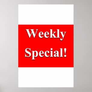 Posters de Salon Barbershop Especial Semanal