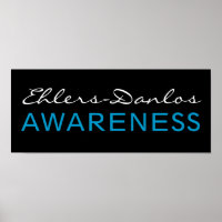 Posters de sensibilização Ehlers-Danlos