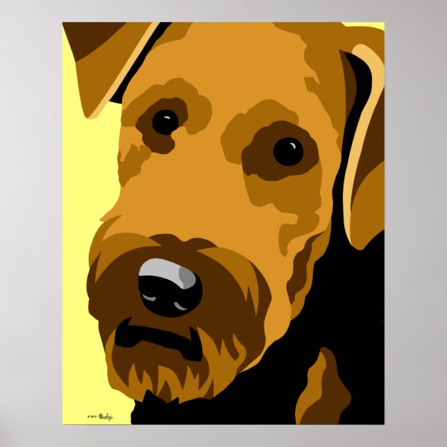 Posters de Terrier Airedale (Frente)