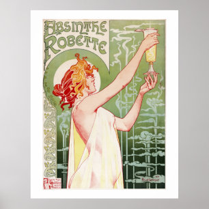 Posters do absinto do vintage