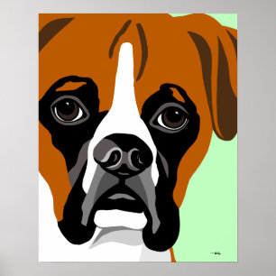 Posters do cão do pugilista