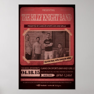 Posters do concerto