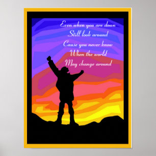 Posters do positivo da estada