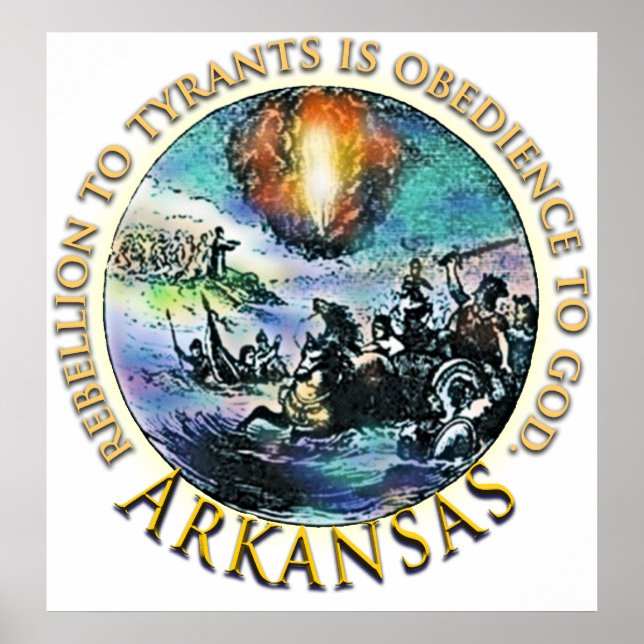 Posters do tea party de Arkansas (Frente)
